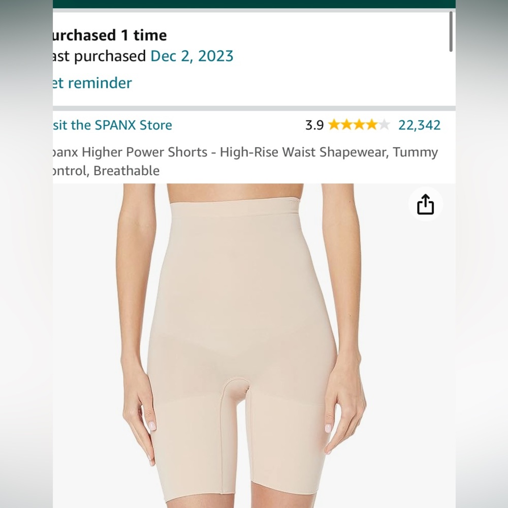 Spanx shorts